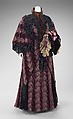 Ensemble, House of Worth (French, 1858–1956), silk, beads, jet, fur, linen, American or European