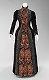 Dress, Franziska Noll Gross (American (born Germany), 1831–1906), silk, metal, American