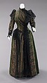 Dress, Franziska Noll Gross (American (born Germany), 1831–1906), silk, metal, American