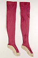 Stockings, Silk, cotton, French