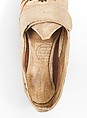 Shoes, Thomas Ridout (British), silk, British
