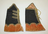 Mitts, silk, metal, Italian