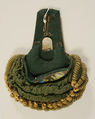 Epaulets, wool, metal, Italian