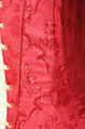 Bodice, silk, leather, iron, baleen, linen, European