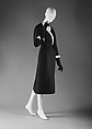 Dress, House of Dior (French, founded 1946), wool, cotton, French