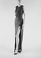 Evening dress, Versace Couture (Italian, founded 1992), synthetic fiber, metal, Italian
