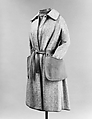 Ensemble, Bonnie Cashin (American, Oakland, California 1908–2000 New York), (a) wool, leather, metal; (b) leather; (c) wool, American