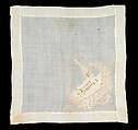 Handkerchief, Linen, French
