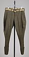 Military suit, Army & Navy Cooperative Company (American), Wool, American