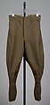 Military jodhpurs, Wool, leather, American