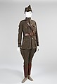 Military uniform, Army & Navy Cooperative Company (American), wool, cotton, leather, metal, American