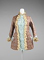 Dressing jacket, wool, silk, French