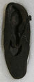 Shoes, leather, metal, probably British