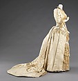 Court presentation dress, House of Worth (French, 1858–1956), silk, linen, French