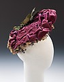 Hat, Camille French, silk, linen, French