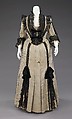 Dinner dress, House of Worth (French, 1858–1956), silk, jet, French