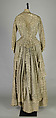 Morning dress, House of Worth (French, 1858–1956), Linen, silk, French