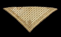Headdress, cotton, metal, Russian