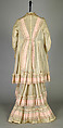 Morning dress, Possibly House of Worth (French, 1858–1956), Cotton, probably French