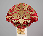Headdress, Silk, metal, shell, glass, metallic, cotton, Russian