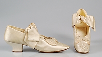 Evening shoes, G.L. & Company, Silk, French