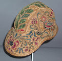 Helmet, straw, metal, silk, Spanish