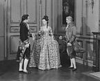 Robe à la française, silk, French