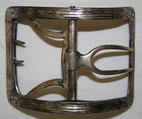 Shoe buckles, metal, British