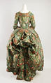 Robe à la Polonaise, silk, French