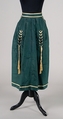 Apron, Silk, American