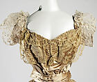 Evening dress, Jeanne Hallée (French, 1870–1924), silk, French