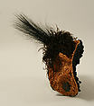 Hat, straw, feathers, probably American