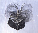 Tricorne, sequins, feathers, American