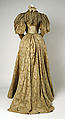 Dress, Ernest Raudnitz (French), cotton, silk, French