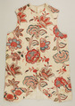Waistcoat, cotton, French