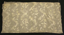Apron, linen, cotton, British