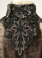 Ensemble, (a–c) Josephine H. Egan, (a,b,c) silk
(d) feathers, American