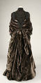 Ensemble, (a–c) Josephine H. Egan, (a,b,c) silk
(d) feathers, American