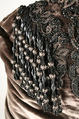 Ensemble, (a–c) Josephine H. Egan, (a,b,c) silk
(d) feathers, American