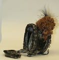 Ensemble, (a–c) Josephine H. Egan, (a,b,c) silk
(d) feathers, American