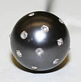 Hatpin, metal, diamond, French