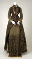 Dress, M. A. Connelly (American (born Ireland), County Cork 1834–1958 New York), silk, American