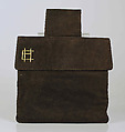 Afternoon bag, Leather, metal, American