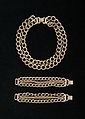 Jewelry set, Metal, possibly Italian