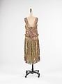 Evening dress, House of Paquin (French, 1891–1956), silk, metal, French