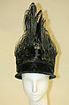Hat, silk, feathers, American