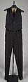 Evening suit, Wool, American