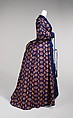 Dressing gown, wool, silk, American