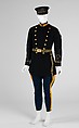 Military uniform, Ridabock & Company American, wool, leather, silk, metal, American