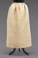 Wedding petticoat, silk, American